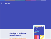 Tablet Screenshot of list-ten.com